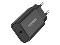 OtterBox - Strømforsyningsadapter - 30 Watt - PD (24 pin USB-C) - sort 78-81339