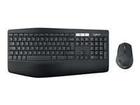 Logitech MK850 Performance - Sæt med mus og tastatur - trådløs - Bluetooth, 2.4 GHz - Nordisk 920-008229