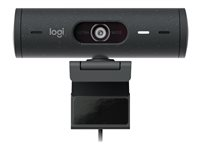 Logitech BRIO 505 - Webcam - farve - 4 MP - 1920 x 1080 - 1080p, 720p - audio - USB-C 960-001459
