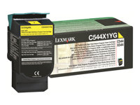 Lexmark - Særlig høj ydelse - gul - original - tonerpatron LCCP, LRP - for Lexmark C544, C546, X544, X546, X548 C544X1YG