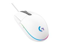 Logitech Gaming Mouse G203 LIGHTSYNC - Mus - optisk - 6 knapper - kablet - USB - hvid 910-005797