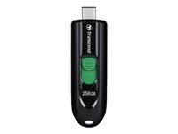 Transcend JetFlash 790C - USB flashdrive - 256 GB - USB-C 3.2 Gen 1 - sort TS256GJF790C
