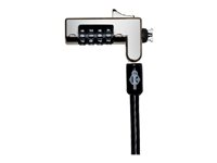 Kensington Slim NanoSaver Combination Laptop Lock - Sikkerhedskabelslås - 1.8 m K60603WW