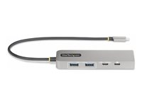 StarTech.com 3-Port USB-C Hub with 2.5 Gigabit Ethernet and 100W Power Delivery Passthrough Laptop Charging, USB-C to 2x USB-A/1x USB-C, USB 3.2 10Gbps Type-C Adapter Hub - Windows/macOS/Linux/Chromebook (10G2A1C25EPD-USB-HUB) - Hub - kompakt - 1 x USB-C + 3 x USB 3.1 + 1 x 2.5GBase-T - desktop 10G2A1C25EPD-USB-HUB