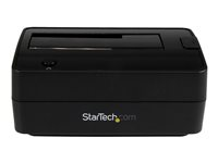StarTech.com USB 3.1/eSATA Drive Docking Station for 2.5"/3.5" SATA Drives - External USB 3.1 (10Gbps) Hard Drive Dock w/ UASP (SDOCKU313E) - HDD dockingstation - båse: 1 - 2.5", 3.5" - SATA 6Gb/s - eSATA, USB 3.1 (Gen 2) - sort SDOCKU313E