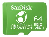 SanDisk Nintendo Switch - Flashhukommelseskort - 64 GB - microSDXC UHS-I SDSQXAO-064G-GN6ZN