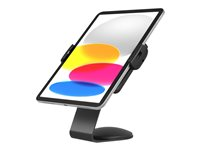 Compulocks Universal Tablet Cling Core Counter Stand or Wall Mount - Monteringssæt (stativ) - 45° synsvinkel - for tablet - universal - låsbar - metal - sort - skærmstørrelse: 7"-13" - monteringsgrænseflade: 100 x 100 mm - vægmonterbar, disk 111BUCLGVWMB
