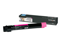 Lexmark - Særlig høj ydelse - magenta - original - tonerpatron LCCP - for Lexmark C950DE, C950dte C950X2MG