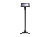 Compulocks Surface Pro 8-11 Apex Enclosure Portable Floor Stand - Stativ - for tablet - låsbar - metalramme - sort - for Microsoft Surface Pro 8, Pro 9 147B580APXB