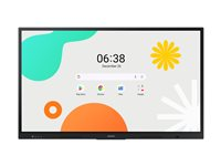 Samsung Interactive Display WA65F - 65" Diagonal klasse WAF Series LED-bagbelyst LCD paneldisplay - uddannelse/virksomhed - med berøringsskærm (multi-berøring) - Android - 4K UHD (2160p) 3840 x 2160 - sort LH65WAFWLGCXEN