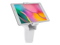 Compulocks Universal Tablet Cling Portable Floor Stand - Stativ - for tablet - låsbar - højglansaluminium - hvid - skærmstørrelse: op til 13" - gulvstående 147WUCLGVWMW