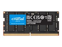 Crucial - DDR5 - modul - 16 GB - SO DIMM 262-PIN - 3200 MHz / PC5-51200 - CL52 - 1.1 V - clocked - on-die ECC CT16G64C52CS5