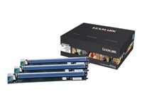 Lexmark - 3 pakker - Farve - photoconductor kit LCCP - for Lexmark C950, X950, X952, X954, XS950, XS955 C950X73G