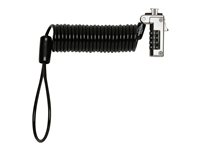 Kensington Slim Portable - Sikkerhedskabelslås - kombination, til standardåbning - 1.8 m K60625WW