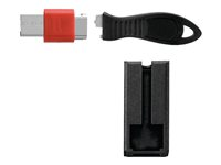 Kensington USB Port Lock with Cable Guard - Square - USB port blokker - sølv K67915WW