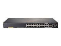 HPE Aruba 2930M 24G POE+ 1-Slot - Switch - L3 - Administreret - 20 x 10/100/1000 (PoE+) + 4 x combo Gigabit SFP - monterbar på stativ - PoE+ (720 W) JL320A
