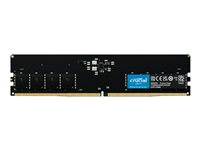 Crucial - DDR5 - modul - 32 GB - DIMM 288-PIN - 4800 MHz / PC5-38400 - CL40 - 1.1 V - ikke bufferet - ECC CT32G48C40U5T