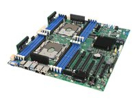 Intel Server Board S2600STQR - Bundkort - SSI EEB - Intel - Socket P - 2 CPUer understøttet - C628 Chipset - USB 3.0 - 2 x 10 Gigabit LAN - onboard grafik S2600STQR