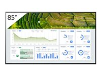 Sony Bravia Professional Displays FW-85BZ30L - 85" Diagonal klasse BZ30L Series LED-bagbelyst LCD paneldisplay - digital skiltning - Android TV - 4K UHD (2160p) 3840 x 2160 - HDR - Direct LED FW-85BZ30L