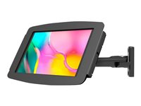 Compulocks Galaxy Tab A8 10.5" Space Enclosure Swing Wall Mount - Monteringssæt (indelukke, drejelig arm) - svingarm - for tablet - låsbar - højglansaluminium - sort - skærmstørrelse: 10.5" - vægmonterbar, på disk - for Samsung Galaxy Tab A8 (10.5 tommer) 827B105GA8SB