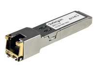 StarTech.com Cisco SFP-GE-T Compatible SFP Module, 1000BASE-T, SFP to RJ45 Cat6/Cat5e, 10/100/1000 Mbps, RJ-45 (Copper) 100m, Cisco IE3400, IE3300, IE3200, 1000MbE Mini GBIC Transceiver - Lifetime Warranty (SFPC1110) - SFP (mini-GBIC) transceiver modul - 1GbE - 1000Base-TX - RJ-45 - op til 100 m - for P/N: MCM1110SFP SFPC1110