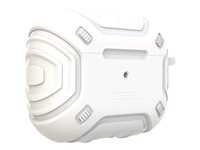 Gear4 Apollo - Taske til trådløse øretelefoner - polykarbonat, D3O - hvid - for Apple AirPods Pro 702009641
