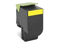 Lexmark 702XY - Særlig høj ydelse - gul - original - tonerpatron LCCP, LRP - for Lexmark CS510de, CS510dte 70C2XY0