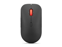 Lenovo Pro Plus 6050 - Mus - multitilstand - optisk - 6 knapper - trådløs - Bluetooth 5.3, 2.4 GHz - trådløs modtager (USB) - formørkelsessort - brun kasse 4Y51S61876