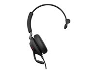 Jabra Evolve2 40 SE MS Mono - Headset - på øret - kablet - USB-C - støjisolerende - Certified for Microsoft Teams 24189-899-899