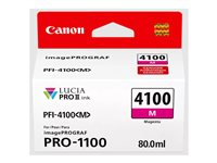 Canon PFI-4100 M - 80 ml - magenta - original - hængekasse - blækbeholder - for imagePROGRAF PRO-1100 6779C001