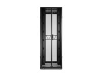 APC NetShelter SX Gen 2 - Rack kabinet - 2124 H x 750W x 1200D mm, med Sides - gulvstående - sort - 45U - 19" - TAA-kompatibel AR3355B2