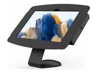 Compulocks Galaxy Tab A8 10.5" Space Enclosure Core Counter Stand or Wall Mount - Monteringssæt (stativ) - 45° synsvinkel - for tablet - låsbar - aluminium, stål - sort - skærmstørrelse: 10.5" - monteringsgrænseflade: 100 x 100 mm - vægmonterbar, disk - for Samsung Galaxy Tab A8 111B105GA8SB