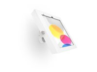 Compulocks Apex Bow - Indelukke - vipning - for tablet - aluminium - hvid - vægmonterbar - for Apple 10.9-inch iPad (10. generation); iPad (A16) 505W209APXW