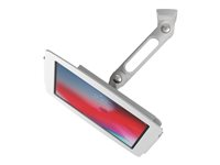 Compulocks iPad Pro 11" (1-4th Gen) Space Enclosure Swing Wall Mount - Indelukke - Anti-Theft - for tablet - låsbar - højglansaluminium - hvid - skærmstørrelse: 12.9" - vægmonterbar, overflademonterbar, på disk - for Apple 11-inch iPad Pro (1. generation, 2. generation, 3. generation, 4. generation) 827W211SENW
