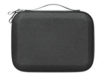 Lenovo Go - Hårdt hylster til mobiltelefoner/øretelefoner/notepad/kabel/strømadapter/penne/powerbank/mus - polyester, genbrugt PET - mørkegrå - for ThinkCentre M75t Gen 2 11W5 4X41E40077