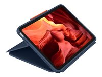 Logitech Rugged Combo 4 - Tastatur og folio-kasse - Apple Smart connector - marineblå - for Apple 10.9-inch iPad (10. generation) 920-011197