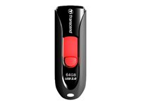 Transcend JetFlash 590 - USB flashdrive - 64 GB - USB 2.0 TS64GJF590K