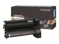 Lexmark - Højtydende - magenta - original - tonerpatron LCCP, LRP - for Lexmark C780dn, C780dtn, C780n, C782dn, C782dtn, C782n, X782e C780H1MG