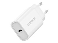 OtterBox - Strømforsyningsadapter - 30 Watt - PD (24 pin USB-C) - hvid - Europa 78-81416