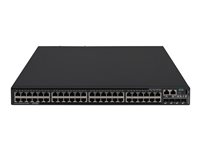 HPE FlexNetwork 5140 HI - Switch - 1-åbning - L3 - Administreret - 48 x 10/100/1000 + 4 x 10 Gigabit SFP+ - side til ryg-luftstrøm - monterbar på stativ - PoE+ R9L64A