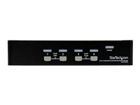 StarTech.com 4-Port USB KVM Swith with OSD - TAA Compliant - 1U Rack Mountable VGA KVM Switch (SV431DUSBU) - KVM switch - 4 x KVM port(s) - 1 lokalbruger - desktop - for P/N: IM12D1500P, RACKCOND17HD, RKCONS1701, SVA12M2NEUA, SVA12M5NA, SVUSBVGA10, SVUSBVGA6 SV431DUSBU