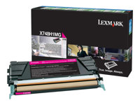 Lexmark - Højtydende - magenta - original - tonerpatron LCCP, LRP - for Lexmark X748de, X748de LDS, X748de Statoil, X748dte X748H1MG