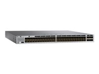 Cisco Catalyst 3850-48XS-F-S - Switch - L3 - Administreret - 48 x 1 Gigabit / 10 Gigabit SFP+ + 4 x 40 Gigabit QSFP+ (uplink) - front til ryg-luftstrøm - desktop, monterbar på stativ WS-C3850-48XS-F-S