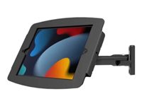 Compulocks iPad 10.2" Space Enclosure Swing Wall Mount - Indelukke - Anti-Theft - for tablet - låsbar - højglansaluminium - sort - skærmstørrelse: 10.2" - vægmonterbar, overflademonterbar, på disk - for Apple 10.2-inch iPad (7. generation, 8. generation, 9. generation) 827B102IPDSB