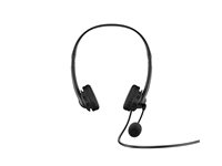 HP G2 - Headset - på øret - kablet - USB - skygge sort 428K6AA