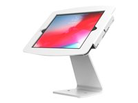Compulocks iPad Mini 8.3" Space Enclosure Rotating Counter Stand - Monteringssæt (fod til stativ, indelukke) - for tablet - roterende indelukke - låsbar - højglansaluminium - hvid - skærmstørrelse: 8.3" - monteringsgrænseflade: 100 x 100 mm - på disk - for Apple iPad mini (6. generation) 303W830IPMSW