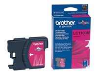 Brother LC1100M - Magenta - original - blækpatron - for Brother DCP-185, 385, 395, 585, J715, MFC-490, 5490, 5890, 5895, 6890, 790, 795, 990, J615 LC1100M