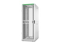 APC NetShelter SX - Rack kabinet - 1991 H x 750W x 1200D mm, med Sides - gulvstående - hvid - 42U - 19" - TAA-kompatibel AR3340W2