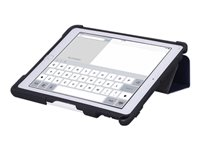 NutKase - Flipomslag til tablet - forstærket termoplastisk polyuretan (TPU) - mørkeblå - 9.7" - 10.2" - for Apple 10.2-inch iPad (7. generation) NK114DB-EL-SHM