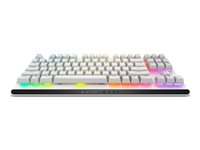 Alienware AW420K - Tastatur - tenkeyless - bagbelyst - USB - QWERTY - USA - tastkontakt: CHERRY MX Red - månelys AW420K-W-WW